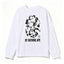 BAPE Style "BY BATHING APE" Camo Ape Head Long-Sleeve Tee - White/Monochrome Camo