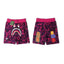 BAPE Style Camo Shark Casual Shorts - Dark Purple/Burgundy