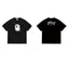 BAPE Style Paint Splatter Ape Head Short-Sleeve Tee - Black