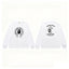 BAPE x Chrome Hearts Style Horseshoe & Cross Long-Sleeve Tee - White