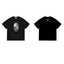 BAPE Style Cartoon Graffiti Graphic Short-Sleeve Tee - Black
