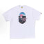 BAPE Style "Tokyo Bathing Story" Mt. Fuji Ape Head Tee - White