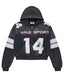 Vale Forever Jerzee Zip Up Hoodie Black