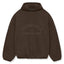 Fear Of God Essentials Core Collection Nylon Fleece Heather Wood Hoodie