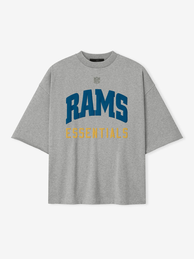 Fear Of God Essentials Rams 90s 3/4 Sleeve Football Tee Hover Image