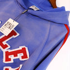 Vale Forever Vintage Bee Graphic Hoodie & Striped Sweatpants Set - Blue