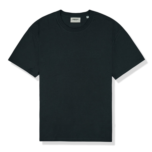 Fear Of God Essentials Reverse Logo Black T Shirt (SS21) Main Image