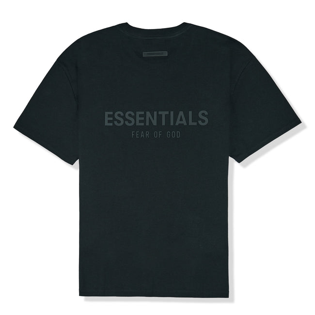 Fear Of God Essentials Reverse Logo Black T Shirt (SS21) Hover Image
