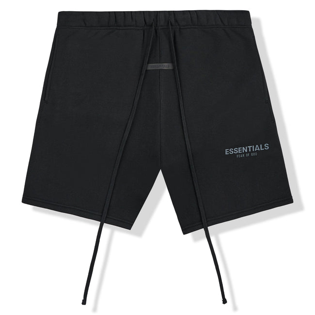 Fear Of God Essentials Black Reflective Shorts (SS21) Hover Image