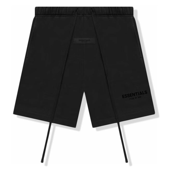 Fear Of God Essentials Black Shorts (SS22) Hover Image