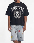 Godspeed Victor Crest Tee Black