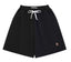 BAPE Style Minimalist Drawstring Casual Shorts - Solid Black