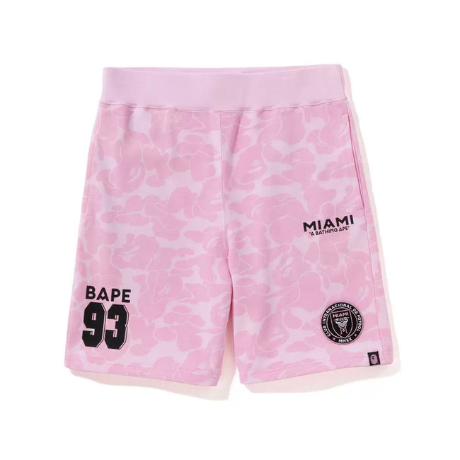 BAPE Style Miami "93" Camo Casual Shorts - Pink Hover Image