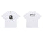 BAPE Style Paint Splatter Dark Art Short-Sleeve Tee - White