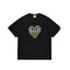 BAPE x PLAY Style Camo Heart Short-Sleeve Tee - Black/Classic Green