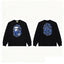 BAPE Style Big Camo Ape Head Long-Sleeve Tee - Black/Blue