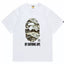 BAPE Style Desert Camo Big Ape Head Short-Sleeve Tee - White
