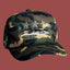 Corteiz Vintage Camo Trucker Hat with White Stars and Cruise Ship Graphic