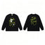 BAPE Style Big Camo Ape Head Long-Sleeve Tee - Black/Green