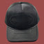 Cortiez All-Black Monochromatic Oval Ship Logo Trucker Hat