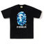 BAPE Style Camo Big Ape Head Short-Sleeve Tee - Black/Blue