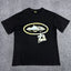 Corteiz Gold Chain & "23" Pendant Logo T-Shirt - Black Streetwear Tee