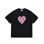 BAPE x PLAY Style Camo Heart Short-Sleeve Tee - Black/Pink