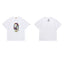 BAPE Style Cartoon Graffiti Graphic Short-Sleeve Tee - White