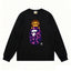 BAPE Style Baby Milo Peeking on Camo Ape Head Long-Sleeve Tee - Black/Purple