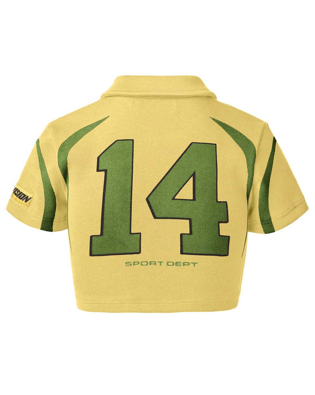 Vale Forever 007 Women's Brazil Rugby Tee Yellow Main Image