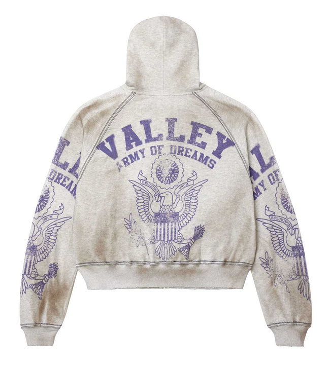 Vale Forever Army Zip Up Grey Main Image
