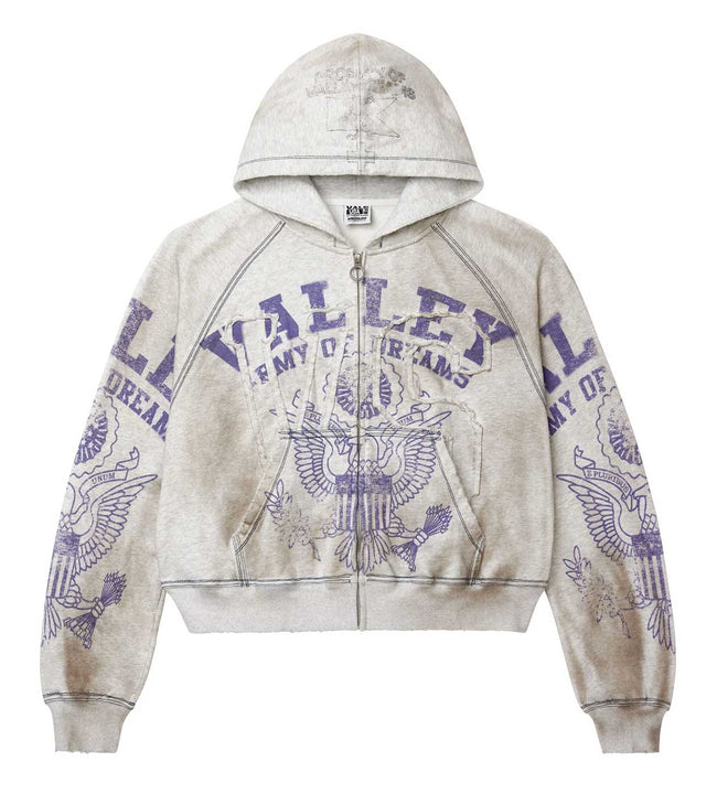 Vale Forever Army Zip Up Grey Hover Image