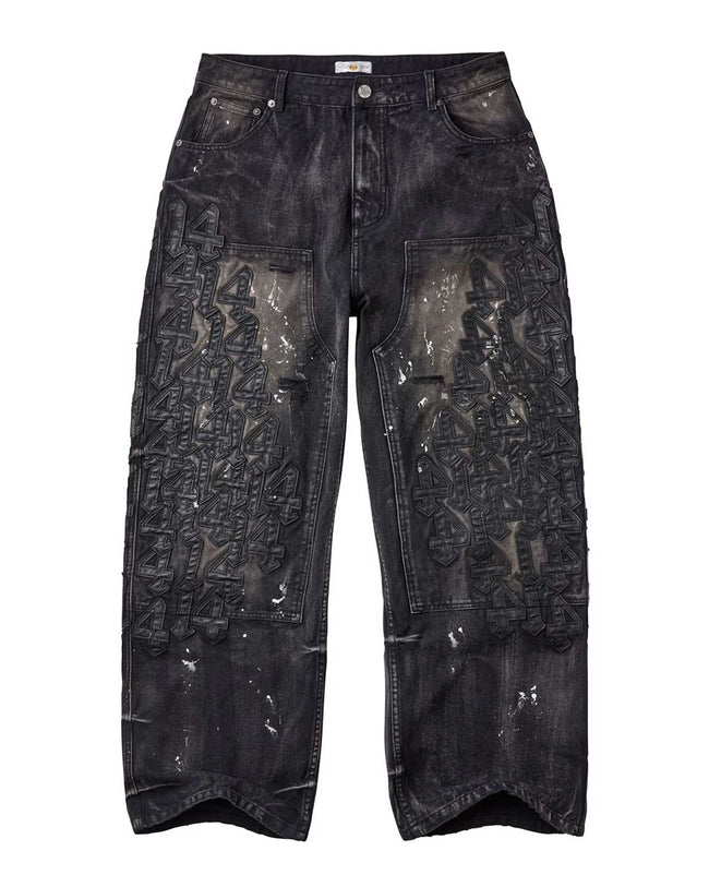 Vale Forever Black Cat Denim Jeans Black Hover Image