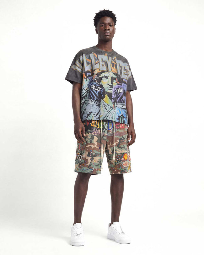 Vale Forever Bling Graffiti Tee Black Main Image