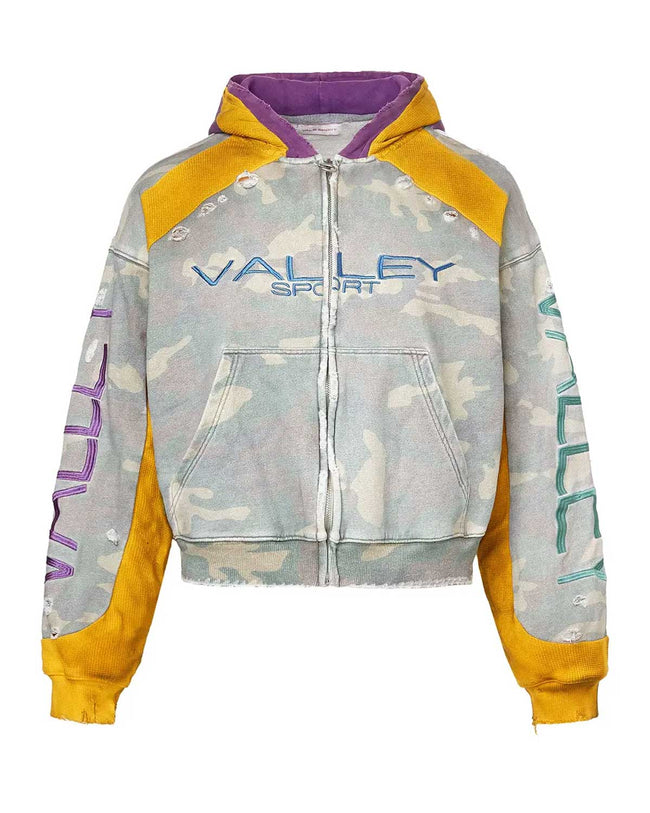 Vale Forever Boiler Room Zip Up Camo Hover Image