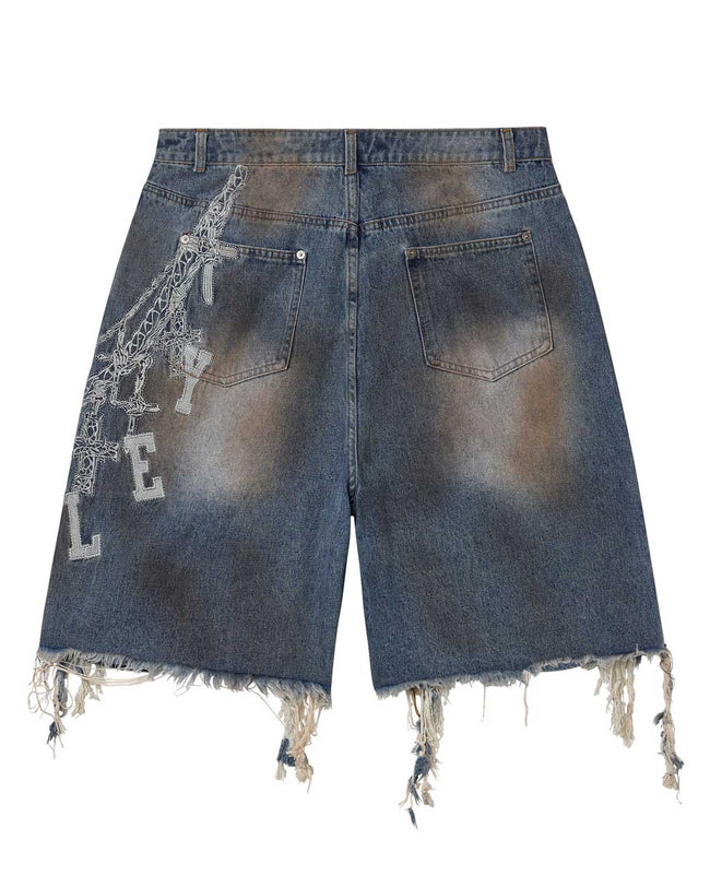 Vale Forever Chain Jorts Blue Main Image