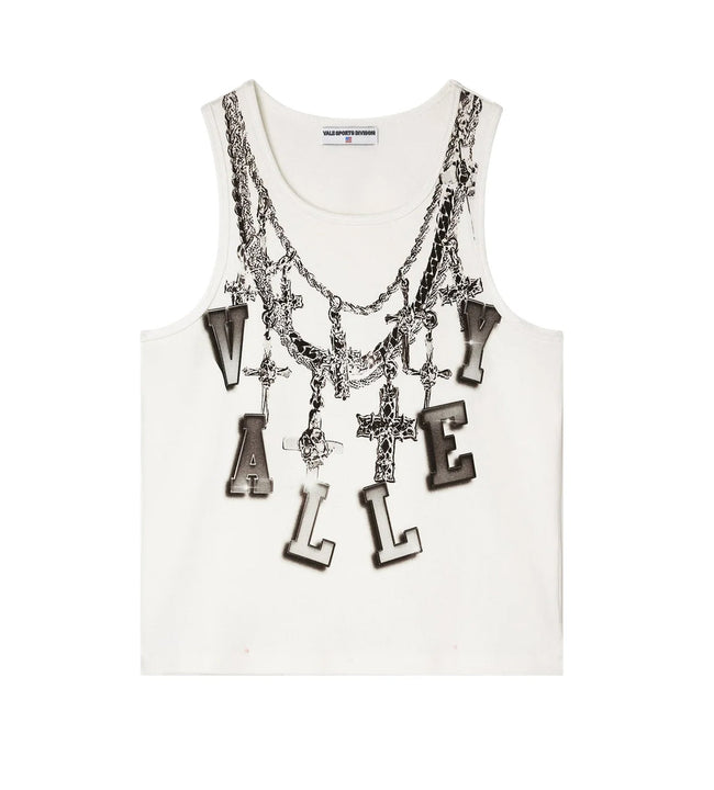 Vale Forever Chain Tank White Hover Image