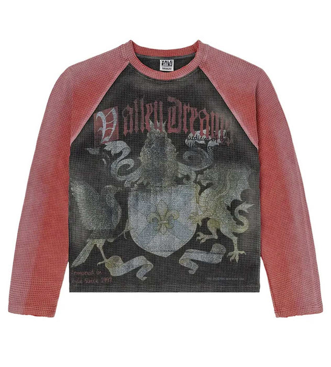 Vale Forever Crest Thermal L/S Black/Red Hover Image