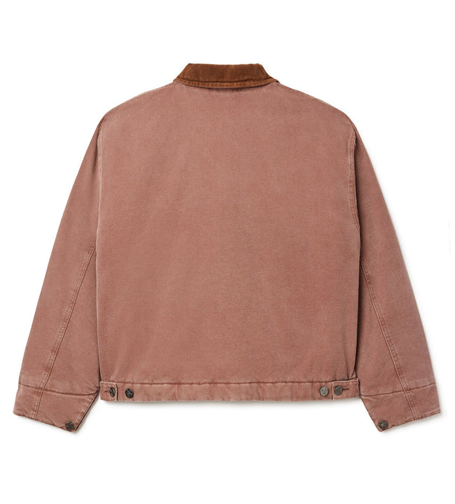 Vale Forever Cursive Trucker Jacket Brown Main Image