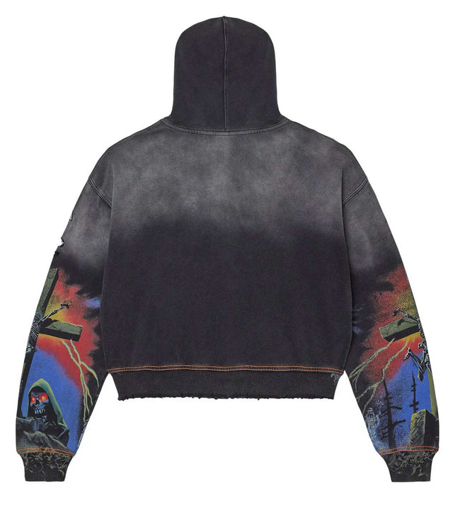 Vale Forever Damned Big Zip Up Hoodie Black Main Image