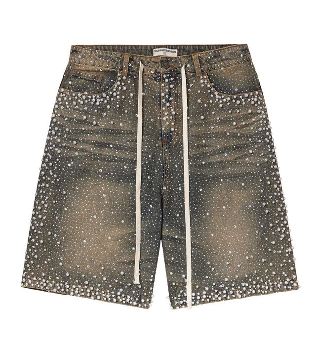 Vale Forever Rainstorm Jorts Mid Wash Hover Image