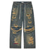 Vale Forever Iced Out Denim Pants Blue