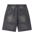 Vale Forever Iced Out Jorts Black