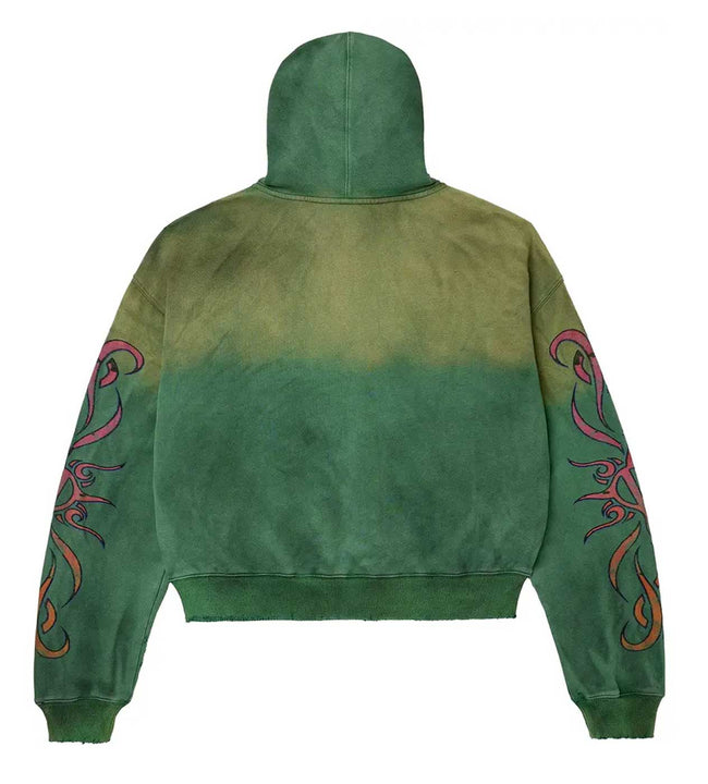 Vale Forever Inferno Zip Up Hoodie Green Main Image