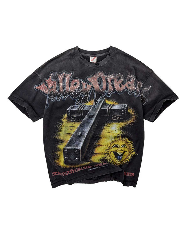 Vale Forever Iron Cross Bling Tee Black Hover Image
