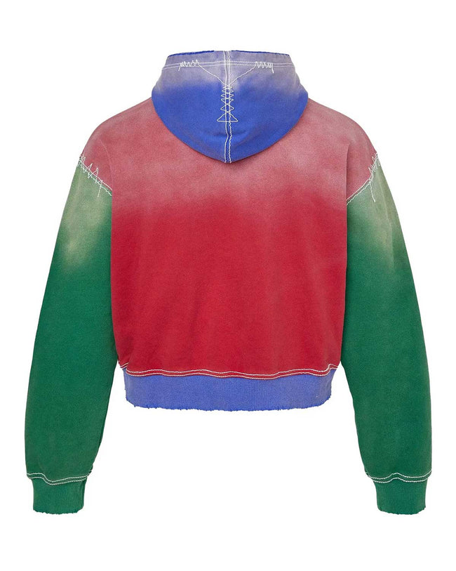 Vale Forever Looney Tunes Multicolor Zip Up Hoodie Red/Green Main Image
