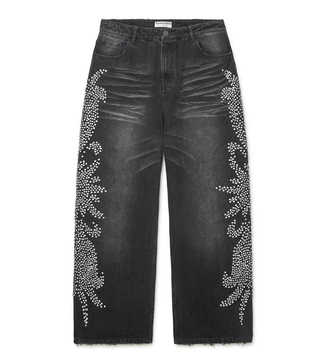 Vale Forever Mono Tsunami Denim Pants Black Hover Image