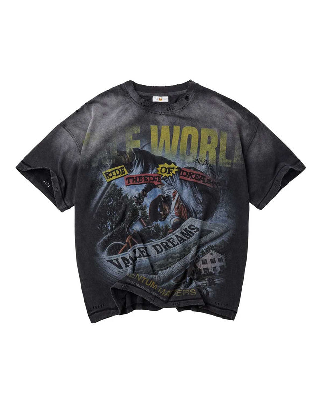 Vale Forever Newspaper Tee Black Hover Image