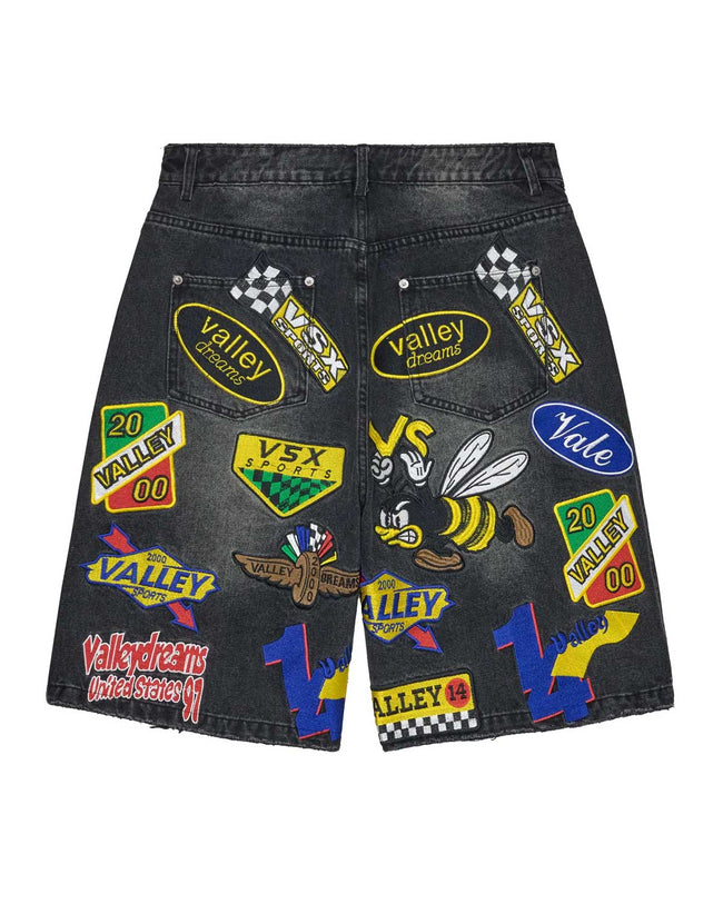 Vale Forever Passport Jorts Black Main Image