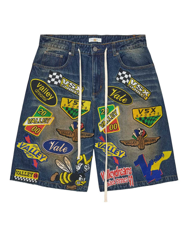 Vale Forever Passport Jorts Blue Hover Image